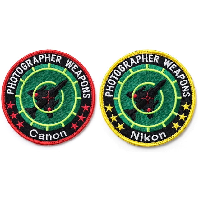 Military Patch PHOTOGRAPHER WEAPONS Patch [2 types] [With hook] [Letter Pack Plus compatible] [Letter Pack Light compatible]