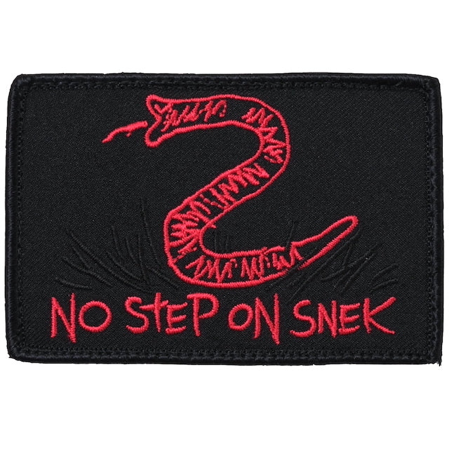 Military Patch NO STEP ON SNEK patch [4 colors] [With hook] [Compatible with Letter Pack Plus] [Compatible with Letter Pack Light]