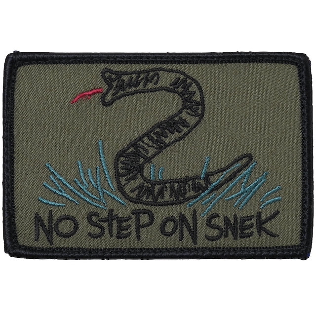 Military Patch NO STEP ON SNEK patch [4 colors] [With hook] [Compatible with Letter Pack Plus] [Compatible with Letter Pack Light]