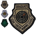 Military Patch（ミリタリーパッチ）GRADUATE USAF FIGHTER WEAPONS SCHOOL パッチ [3色][フック付き]【レターパックプラス対応】【レターパックライト対応】